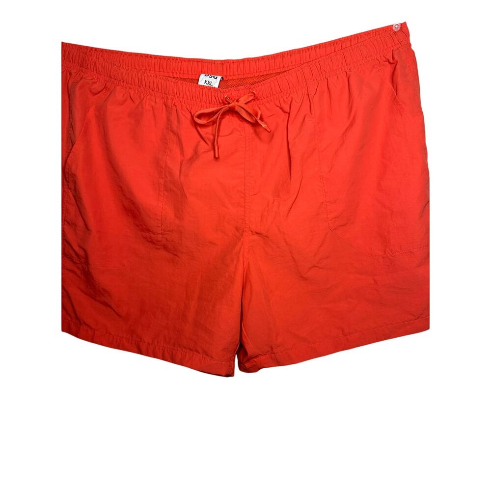 DSG Men's Under Shorts Swim Trunks Pockets  Nylon Color Orange Size XXL